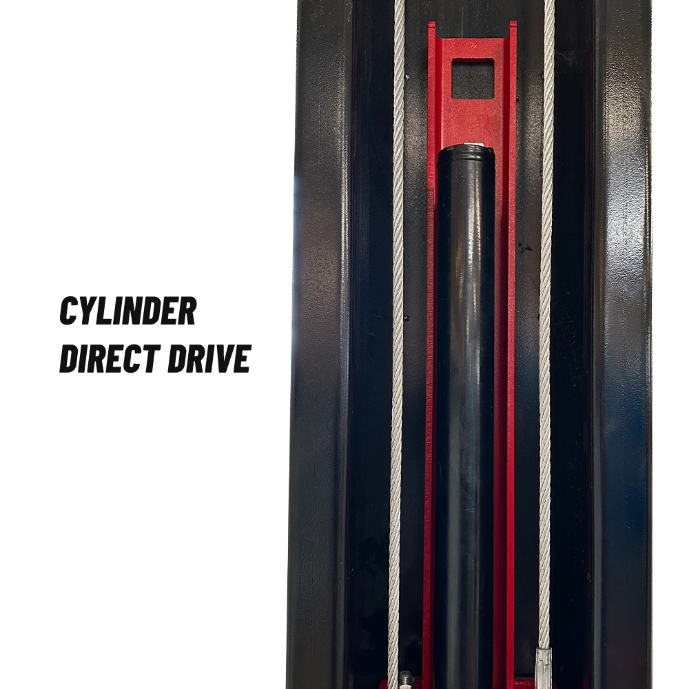 Katool KT-M150D Two Post Car Lift - 15,000 lbs Direct Drive - view 4