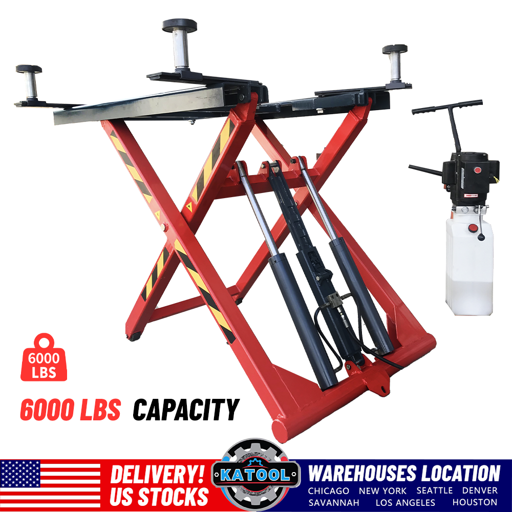 Katool KT-X66 Portable Mid-Rise Scissor Lift - 6,600 lbs - view 3