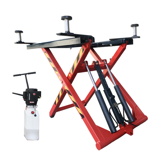 Katool KT-X66 Portable Mid-Rise Scissor Lift - 6,600 lbs