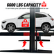 Katool KT-P2700 Two Post Parking Lift - 6,600 lbs Vertical Storage - view 4