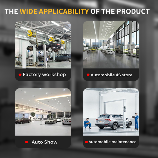 Katool KT-AS110D Two Post Car Lift - 11,000 lbs Asymmetric, Direct Drive - view 3
