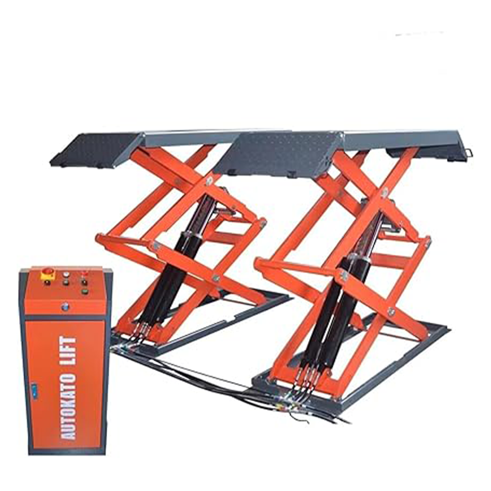 Katool KT-X95 Full-Rise Scissor Lift - 8,000 lbs Flush Mount