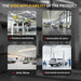 Katool KT-AM120SD Two Post Car Lift - 12,000 lbs Clear Floor, Asymmetric, Direct Drive - view 4