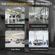 Katool KT-AM120SD Two Post Car Lift - 12,000 lbs Clear Floor, Asymmetric, Direct Drive - view 4