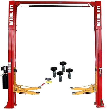 Katool KT-M110 Two Post Car Lift - 11,000 lbs Clear Floor
