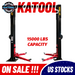 Katool KT-M150D Two Post Car Lift - 15,000 lbs Direct Drive