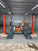 Katool KT-4H150 Four Post Alignment Lift - 15,000 lbs with Rolling Jack - view 2