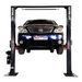 Katool KT-AM120SD Two Post Car Lift - 12,000 lbs Clear Floor, Asymmetric, Direct Drive