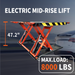 Katool KT-X90E Electric Lock Release Scissor Lift - 8,000 lbs, 47" Rise - view 3