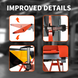 Katool KT-X90E Electric Lock Release Scissor Lift - 8,000 lbs, 47" Rise - view 4